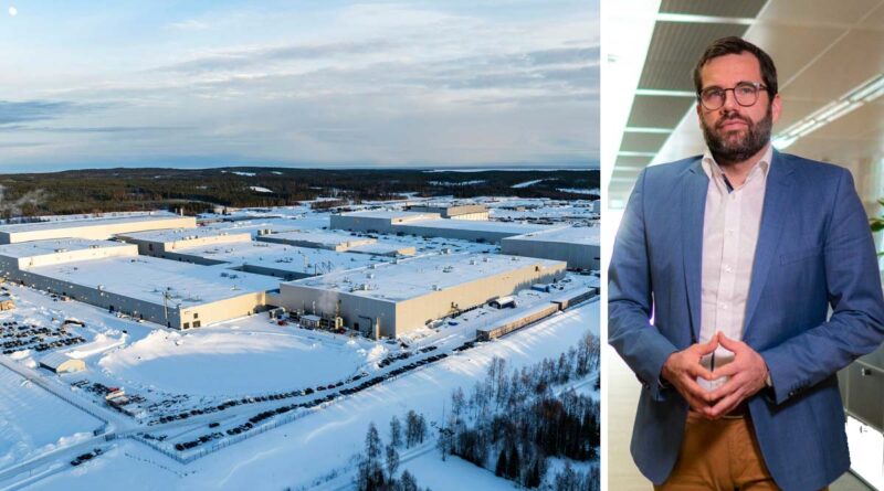 Ny VD för batterifabriken Northvolt i Skellefteå