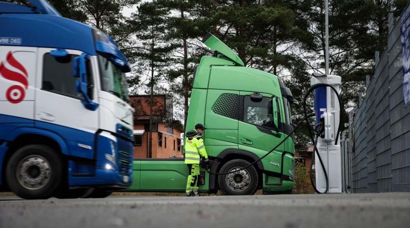 10 000 laddningar i svenska nätverket för eldrivna lastbilar