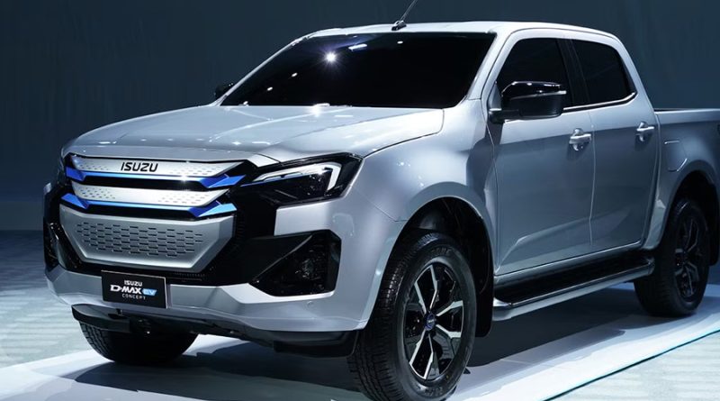 Isuzu lanserar Sveriges första eldrivna pickup