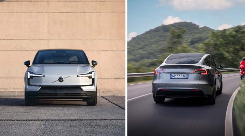 Tesla och Volvo ska rädda biltillverkare från miljardböter